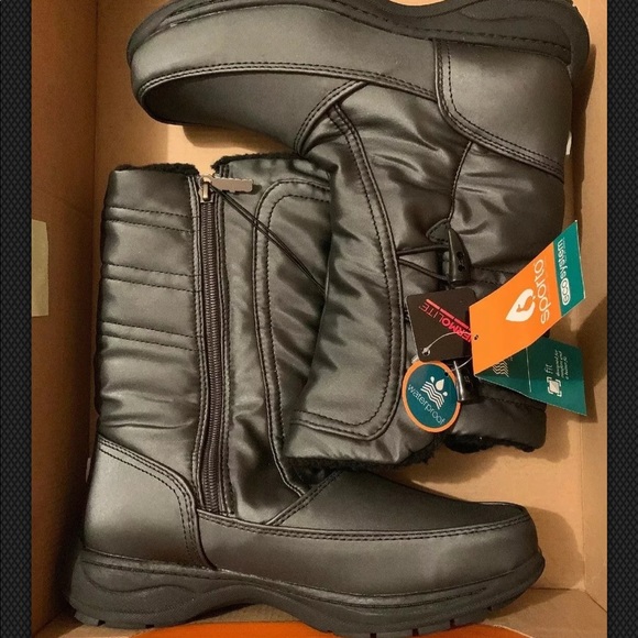 Sporto Woman Dana Mid Calf  Boots Dark Pewter - Picture 7 of 8